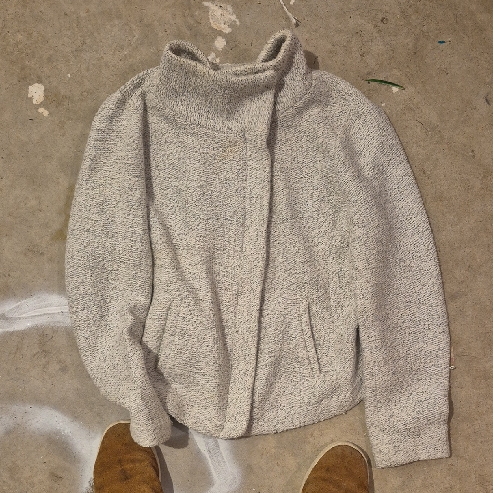 LOFT Cream Teddy Jacket